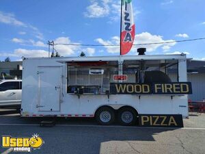 2018 - 8.5' x 18' Continental Cargo Wood-Fired Pizza Trailer | Mobile Pizzeria