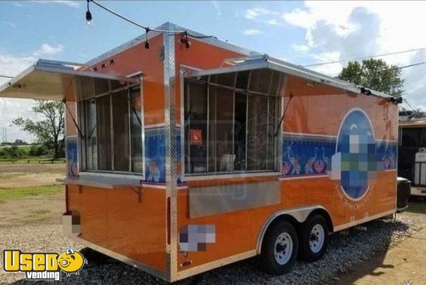 2015 - 8.5' x 20' Concession Nation Used Food Trailer