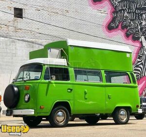 Vintage 1978 15' Volkswagen Kombi Bus 15' Beverage Truck w/ Extended Roof