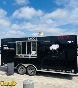 2022 - 8.5' x 20' Kitchen Food Trailer with Fire Suppression System