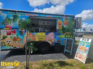 Turnkey - 2021 7' x 16' Smoothie and Beverage Concession Trailer