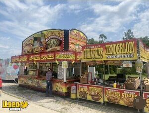 Well Equipped - 2004 8' x 20' Carnival Style Kitchen Food Concession Trailer