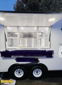 2025 8' x 16' Kitchen Food Concession Trailer with Pro Fire System