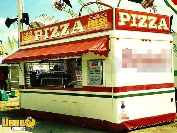 1988 - 20' x 8' Fibre Core Pizza Concession Trailer