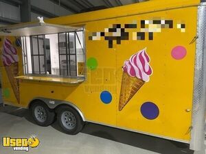 2019 8.5' x 16' Cargo Craft Expedition Ice Cream Trailer w/ Nelson Cold Plate Freezer