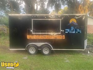 2022 - 7' x 16' Mobile Vending Trailer | Concession Trailer with Spacious Interior