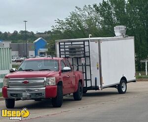 NEW - 2025 7' x 12' Kitchen Food Trailer | Food Concession Trailer