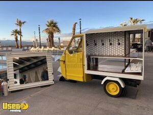 Gorgeous Vintage 1980 8' Italian Piaggio Ape 50 Tap Truck + 2019 Look 6' x 12' Trailer