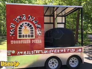 Nice Looking 2020 - 6' x 10' Open Wood-Fired Pizza Concession Trailer