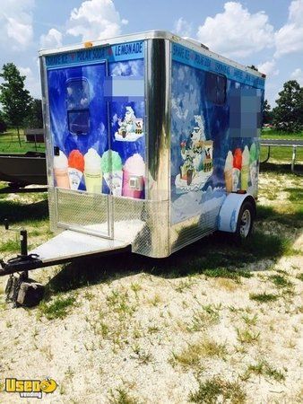 6' x 10' Shaved Ice Concession Trailer