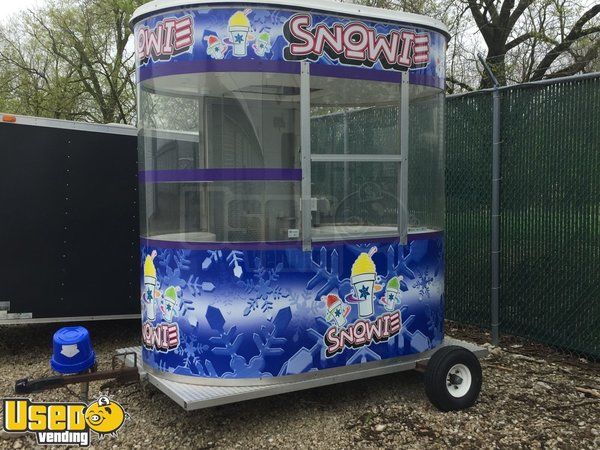 Used Snowie Shaved Ice 5' x 8' Kiosk Good Working Condition