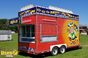 Loaded Car Mate 8' x 16' Mini Donut and Dessert Concession Trailer