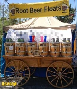 2019 Retro-Style Old Fashion 8' Root Beer Soda Beverage Wagon