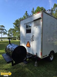 7' x 8'  Mobile Kitchen Food & BBQ Trailer with Fire Suppression System