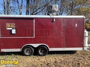 2009 8' x 18' Wells Cargo  Kitchen Food Concession Trailer with Pro Fire System