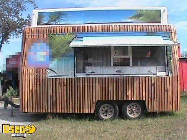 8' x 14' Mauna Kea Shaved Ice/ Ice Cream Trailer