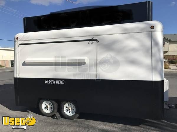 7' x 14' Fibrecore Food Concession Trailer