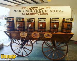 Turnkey Chuck Wagon Style Old Fashioned Soda Business w/ Transport Trailer