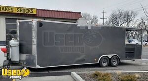 2015 8.5' x 26' Commercial Kitchen Food Vending Trailer with Porch