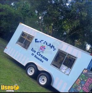 2010 - 8.5' x 18' Ice Cream and Sno Cone Concession Trailer