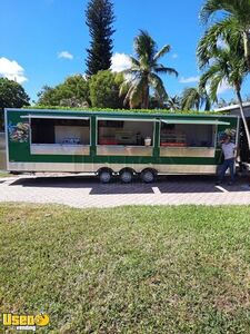 NEW -2022 6.5' x 26'.5  Loaded Mobile Kitchen Food Concession Trailer