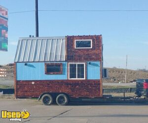 Like New - 2024 8' x 16' Coffee/Beverage Concession Trailer with Loft and Bathroom