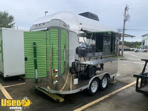 Never Used - 2023 Custom Chrome & Stainless Vintage Style Ice Cream Concession Trailer