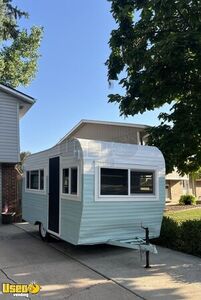 Vintage 7' x 13' Camper Coffee / Beverage Concession Trailer w/ New Interior Design