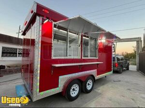 Like New - 2024 8' x 16' Kitchen Food Concession Trailer with Fire Suppression System