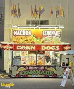 Clean and Appealing -12' Food Concession Trailer Mobile Vending Unit