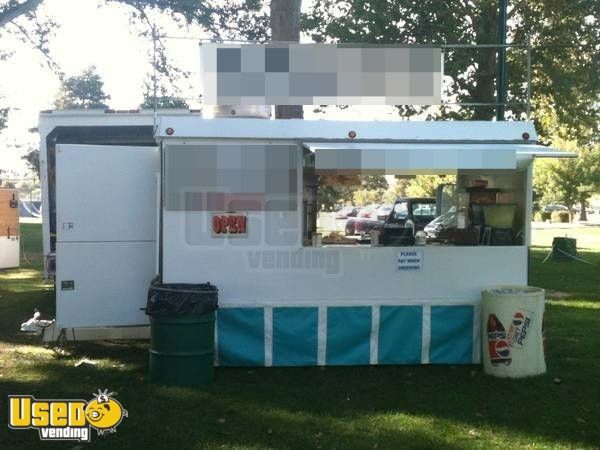 Food Concession Trailer with Box Truck