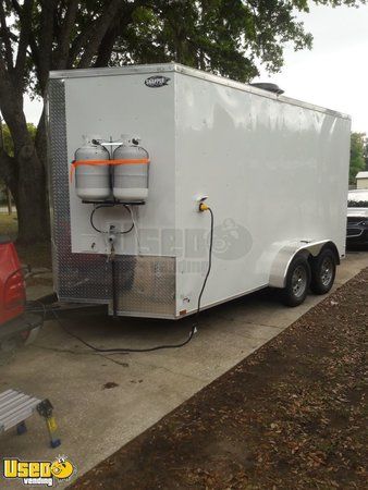 2019 - 7' x 14' NEW Food Concession Trailer Mobile Kitchen