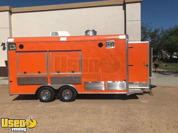 2014 Cargo Craft 8' x 20' Loaded Food Concession Trailer
