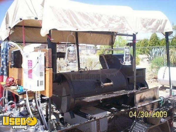 BBQ Smoker Concession Chuckwagon