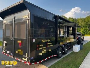 2020 - 8.5' x 26' Barbecue Food Concession Trailer with Screened Porch & Bathroom