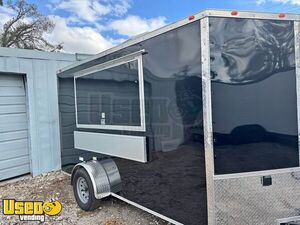 NEW - 2024 6' x 12' Empty Concession Trailer | Mobile Street Vending Unit