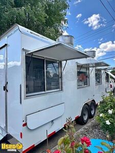 NEW - 2024 Kitchen Food Concession Trailer with Bathroom & Pro-Fire Suppression