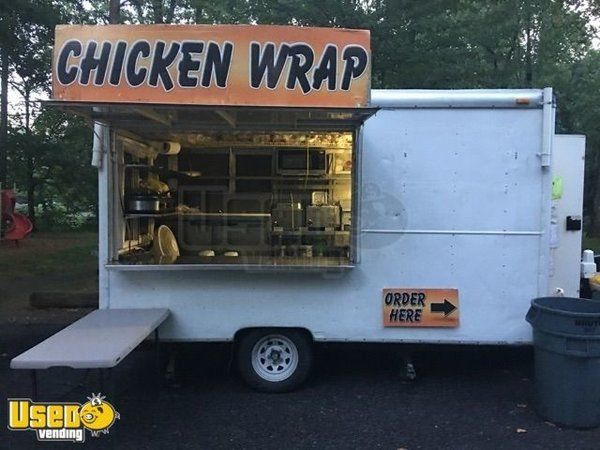 7' x 12' Mobile Kitchen Food Concession Trailer