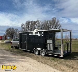 2019 8.5' x 20' Freedom Barbecue Food Concession Trailer with Porch