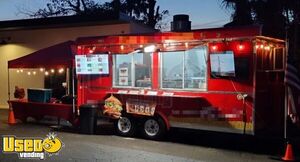 Turnkey - 2021 8' x 16' Kitchen Food Trailer with Fire Suppression System