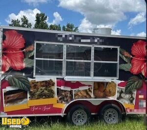 2024 7' x 14' Kitchen Food Concession Trailer with Fire Suppression System