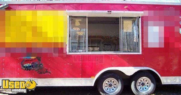 2008 - 22' x 8' Interstate Cargo Shaved Ice Snow Cone Concession Trailer