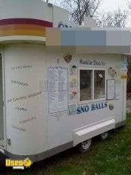 Shaved Ice Concession Trailer with Truck