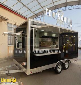 Like New 2023 - 8' x 16' Food Concession Trailer with 2024 Kitchen Build-Out