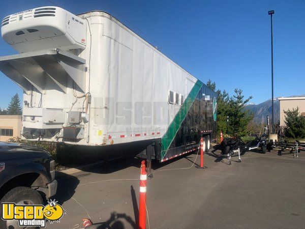 10' x 40' Gooseneck Commercial Mobile Kitchen Used Catering Trailer