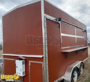 Never Used 2019 8' x 16' Mobile Kitchen Unit / Food Vending Concession Trailer
