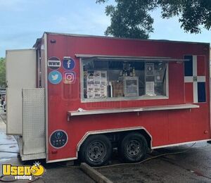 2015 - 8' x 12' Mobile Kitchen Food Trailer | Food Concession Trailer with Pro-Fire