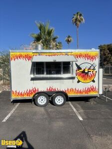 Fully Loaded - 2021 8' x 14' Kitchen Food Concession Trailer with Pro-Fire System