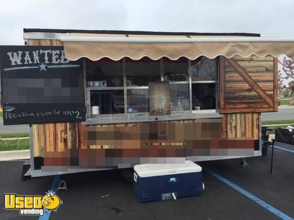 6.5 x 14' BBQ Concession Trailer