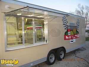 Ready to Go 2007 Wells Cargo 24' Mobile Kitchen Food Concession Trailer